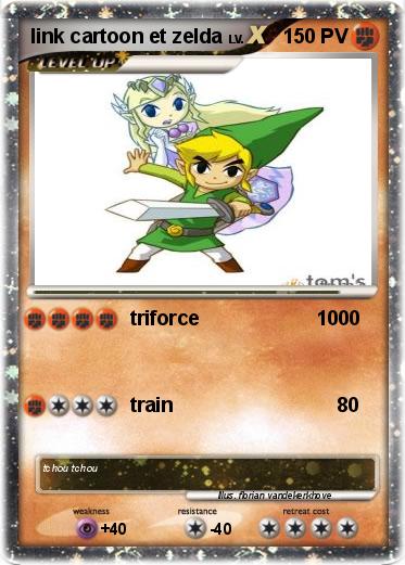 Pokemon link cartoon et zelda