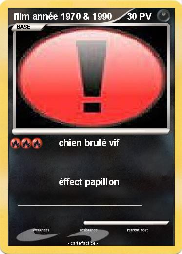 Pokemon film année 1970 & 1990