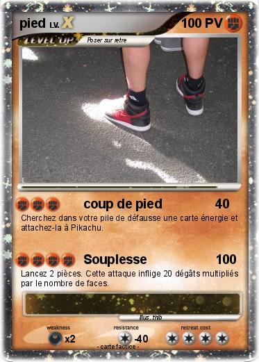 Pokemon pied