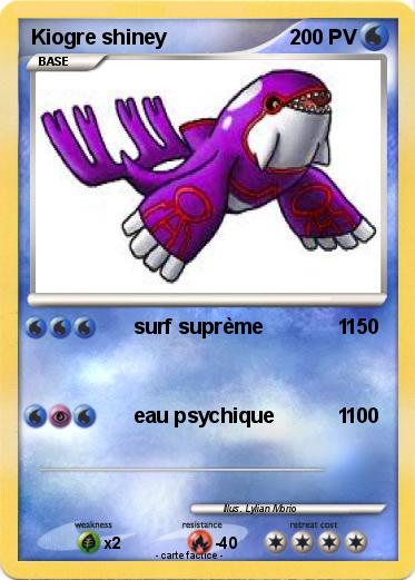 Pokemon Kiogre shiney