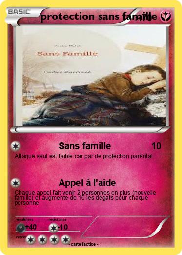 Pokemon protection sans famille