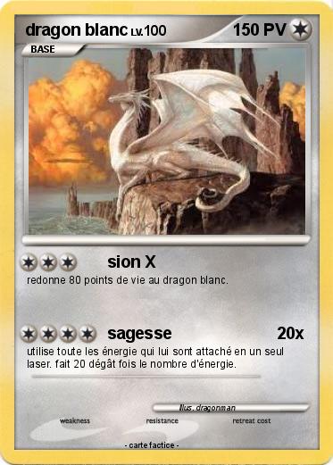 Pokemon dragon blanc