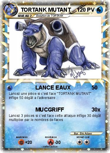 Pokemon TORTANK MUTANT