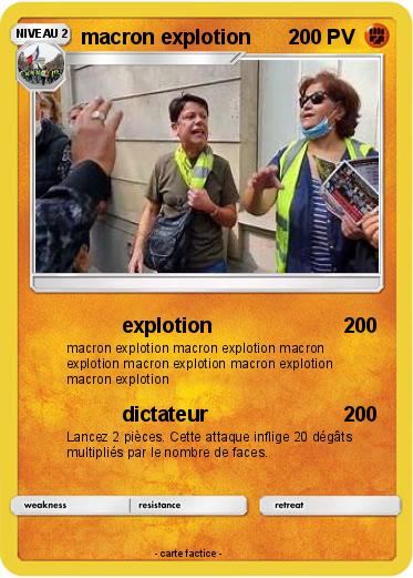 Pokemon macron explotion