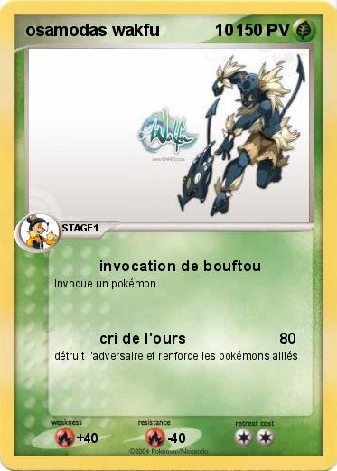 Pokemon osamodas wakfu            10