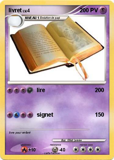 Pokemon livret