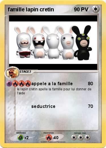 Pokemon famille lapin cretin