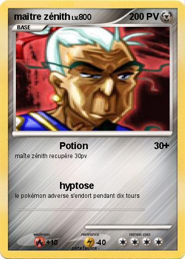 Pokemon maître zénith
