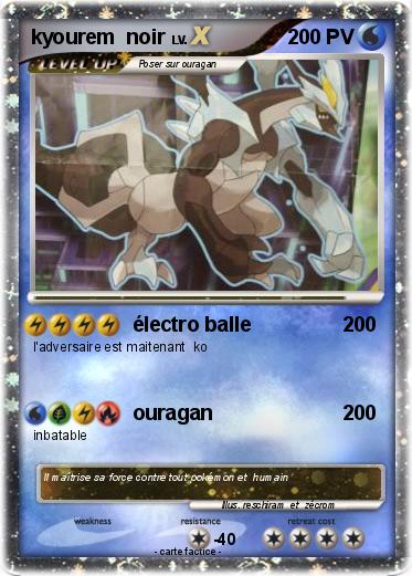 Pokemon kyourem  noir