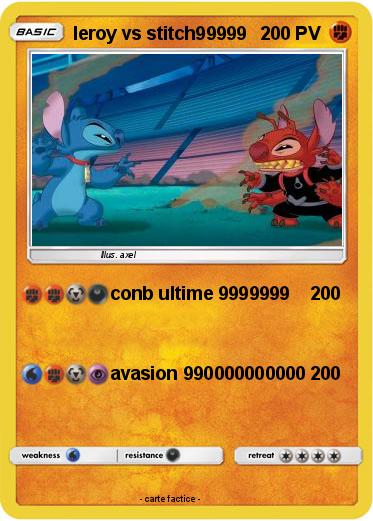 Pokemon leroy vs stitch99999