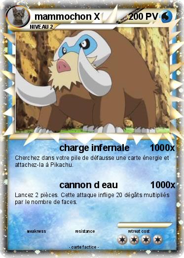 Pokemon mammochon X