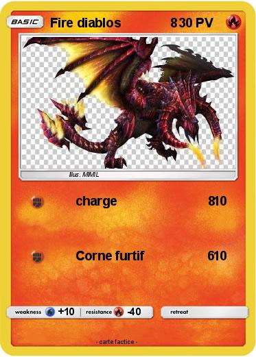 Pokemon Fire diablos              8