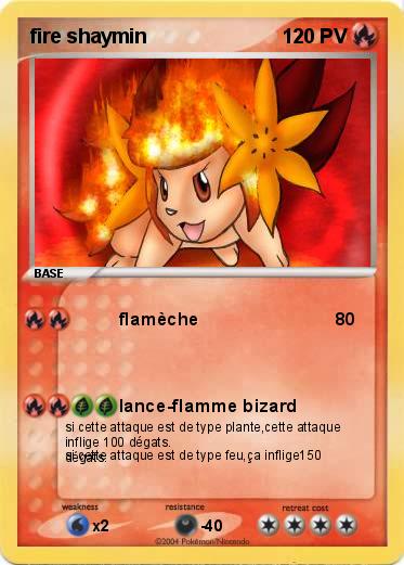 Pokemon fire shaymin