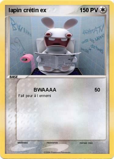 Pokemon lapin crétin ex