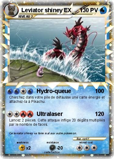 Pokemon Leviator shiney EX