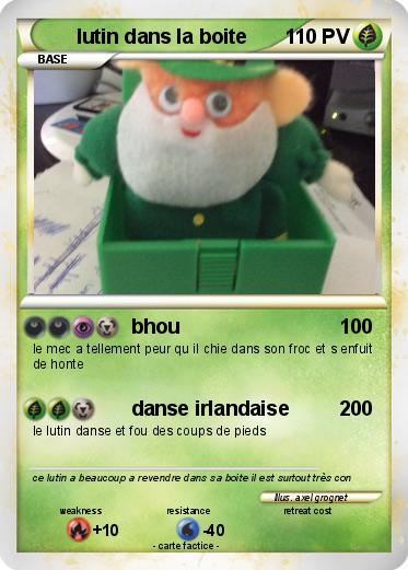 Pokemon lutin dans la boite