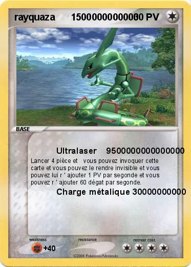 Pokemon rayquaza      1500000000000