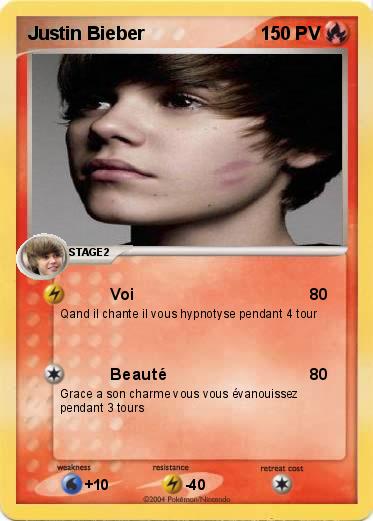 Pokemon Justin Bieber
