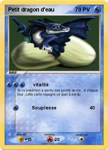 Pokemon Petit dragon d'eau
