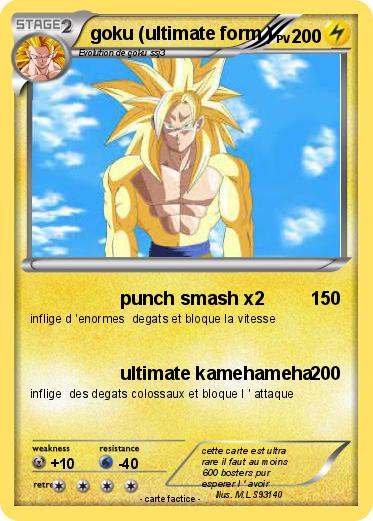 Pokemon goku (ultimate form )