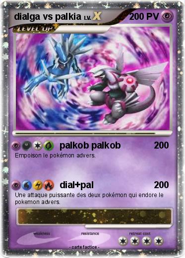Pokemon dialga vs palkia