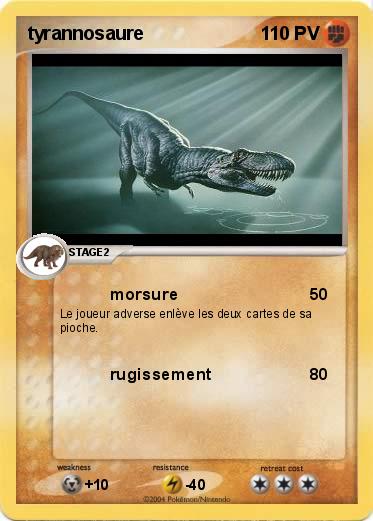 Pokemon tyrannosaure