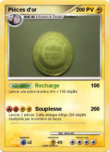 Pokemon Pièces d'or