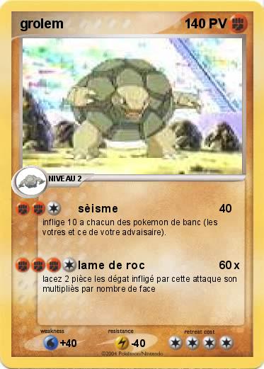 Pokemon grolem