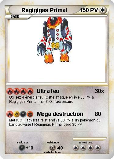 Pokemon Regigigas Primal