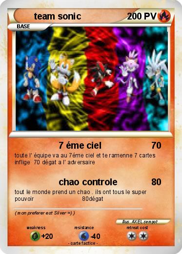 Pokemon team sonic