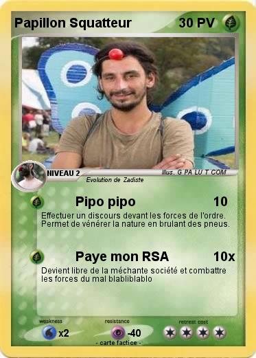 Pokemon Papillon Squatteur