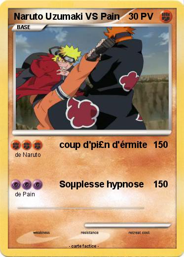 Pokemon Naruto Uzumaki VS Pain