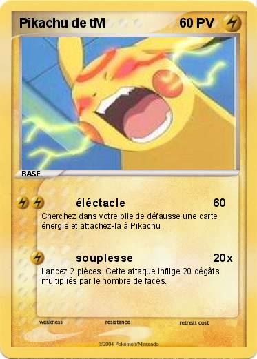 Pokemon Pikachu de tM