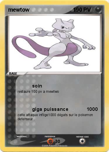 Pokemon mewtow                             1