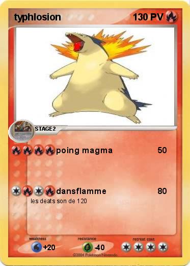 Pokemon typhlosion 