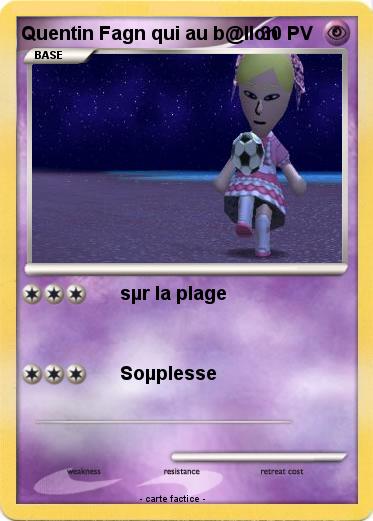Pokemon Quentin Fagn qui au b@llon