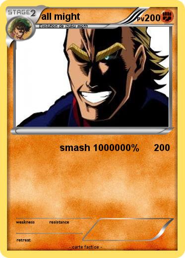 Pokemon all might