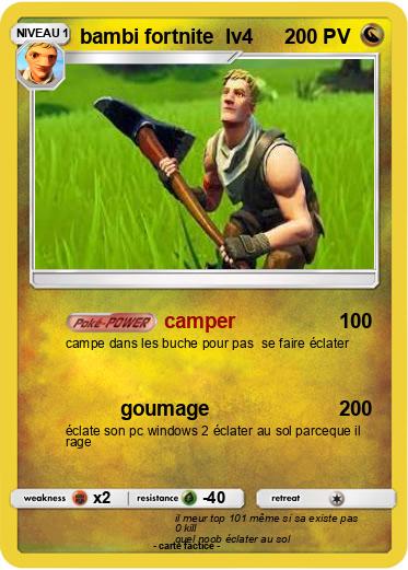 Pokemon bambi fortnite  lv4