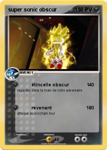 Pokemon super sonic obscur