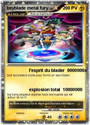 Pokemon beyblade metal fury