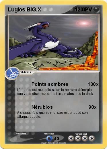 Pokemon Lugios BIG.X                            0