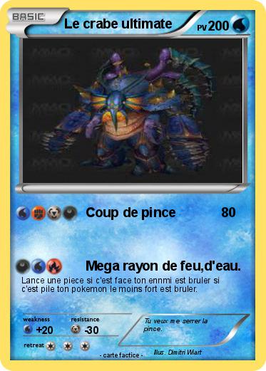 Pokemon Le crabe ultimate