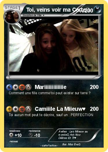 Pokemon Toi, veins voir ma Carteღ