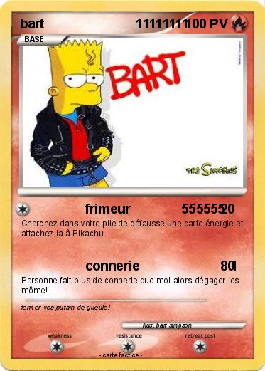 Pokemon bart                         11111111