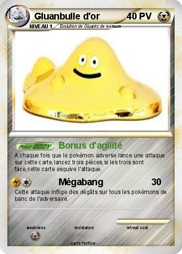 Pokemon Gluanbulle d'or
