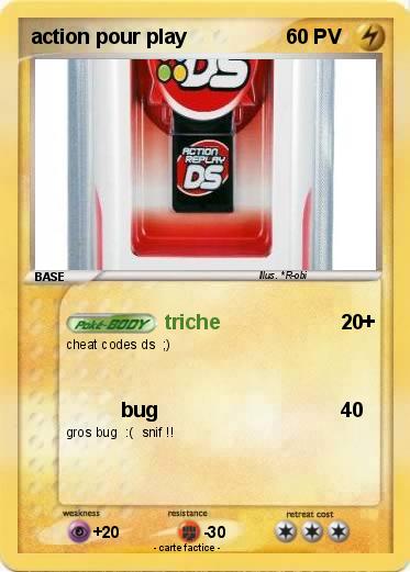 Pokemon action pour play