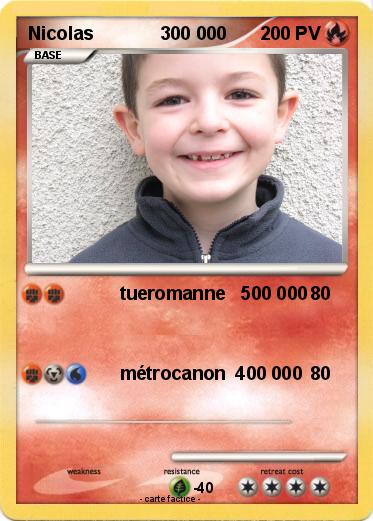 Pokemon Nicolas             300 000