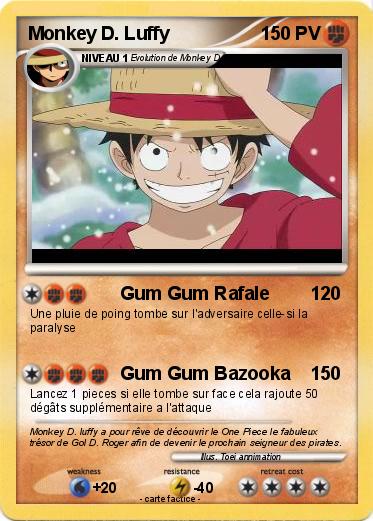 Pokemon Monkey D. Luffy