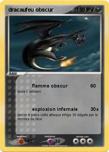 Pokemon dracaufeu obscur