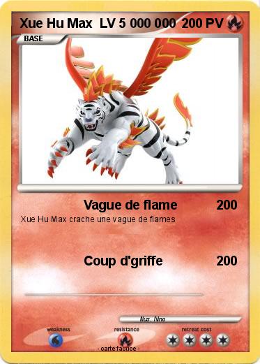 Pokemon Xue Hu Max  LV 5 000 000